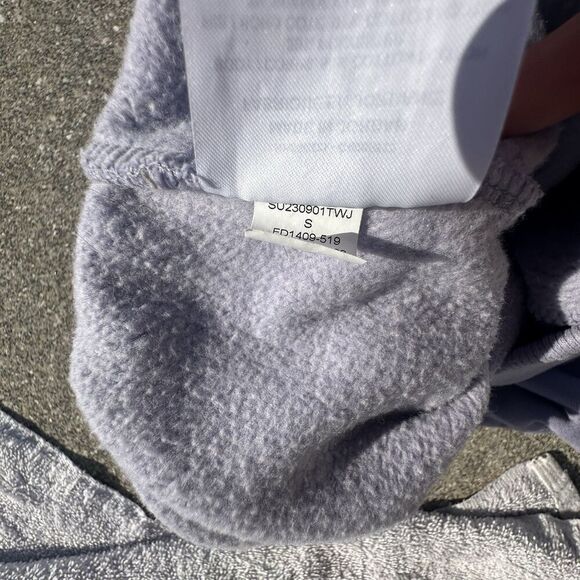 Nike Sportswear Sweat Shorts Womens Small High Rise Light Purple Gym Sports - Picture 8 of 9